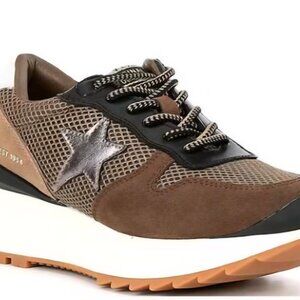 Vintage Havana Major 31 Brown Pewter Star Sneakers Women's Size 5.5 NEW